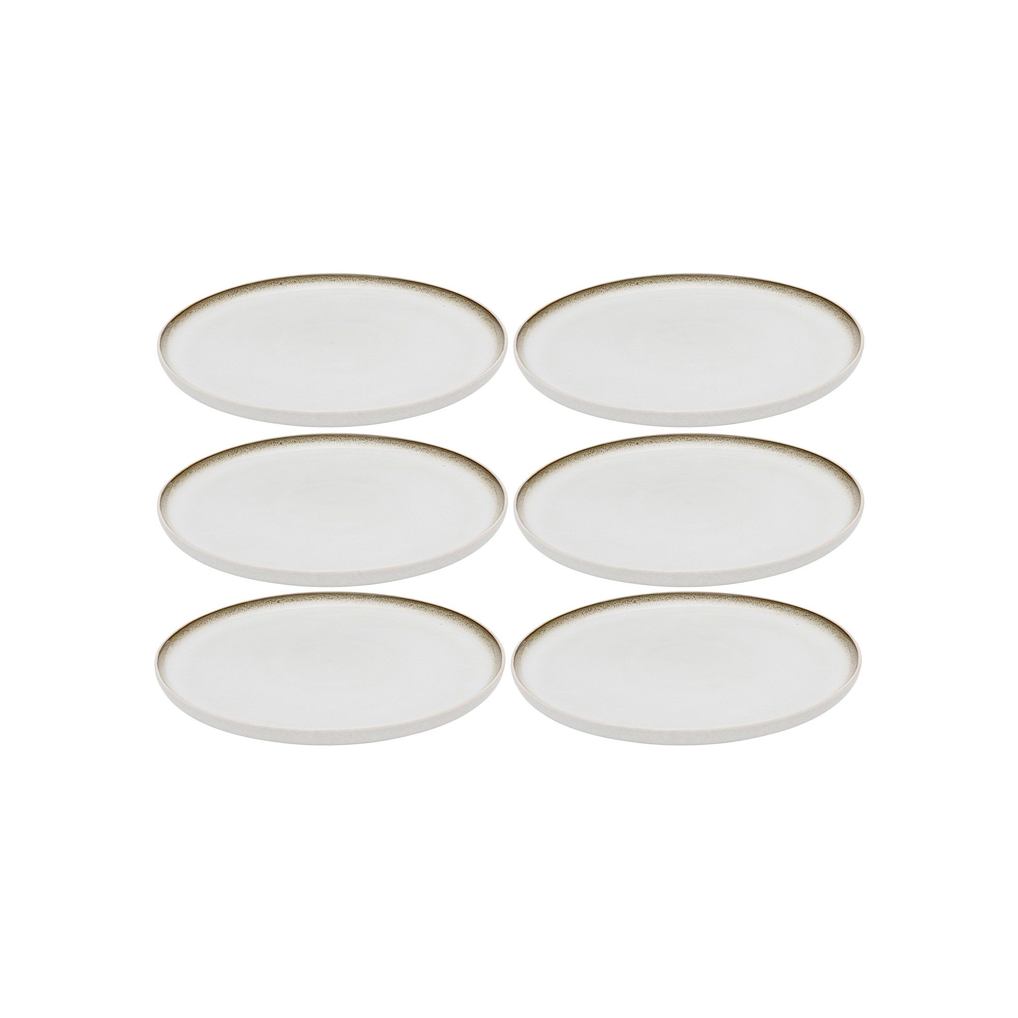 Plate Elio Ø21cm (6/Set) Kare Design