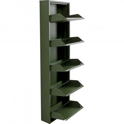Shoe Container Caruso olive 5 drawers Kare Design