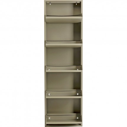 Shoe Container Caruso khaki 5 drawers Kare Design