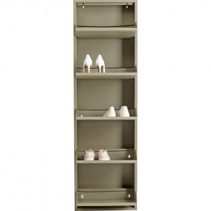 Shoe Container Caruso khaki 5 drawers Kare Design