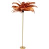 Red feather floor lamp - Kare Design
