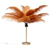 Red feather table lamp - Kare Design