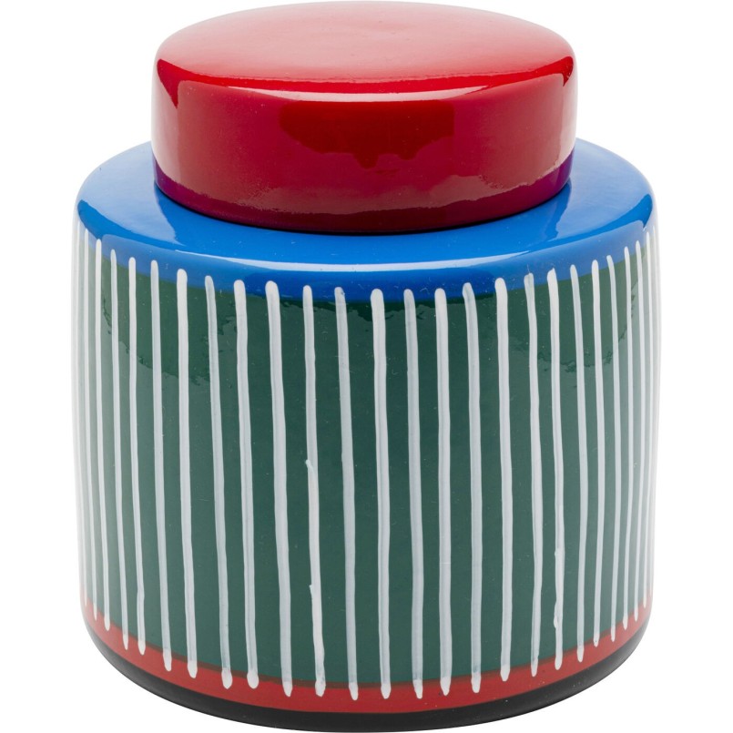 Boîte décorative Festa multicolor Ø15cm