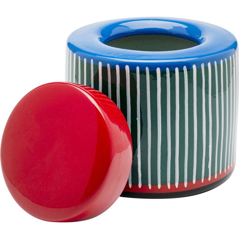 Boîte décorative Festa multicolor Ø15cm
