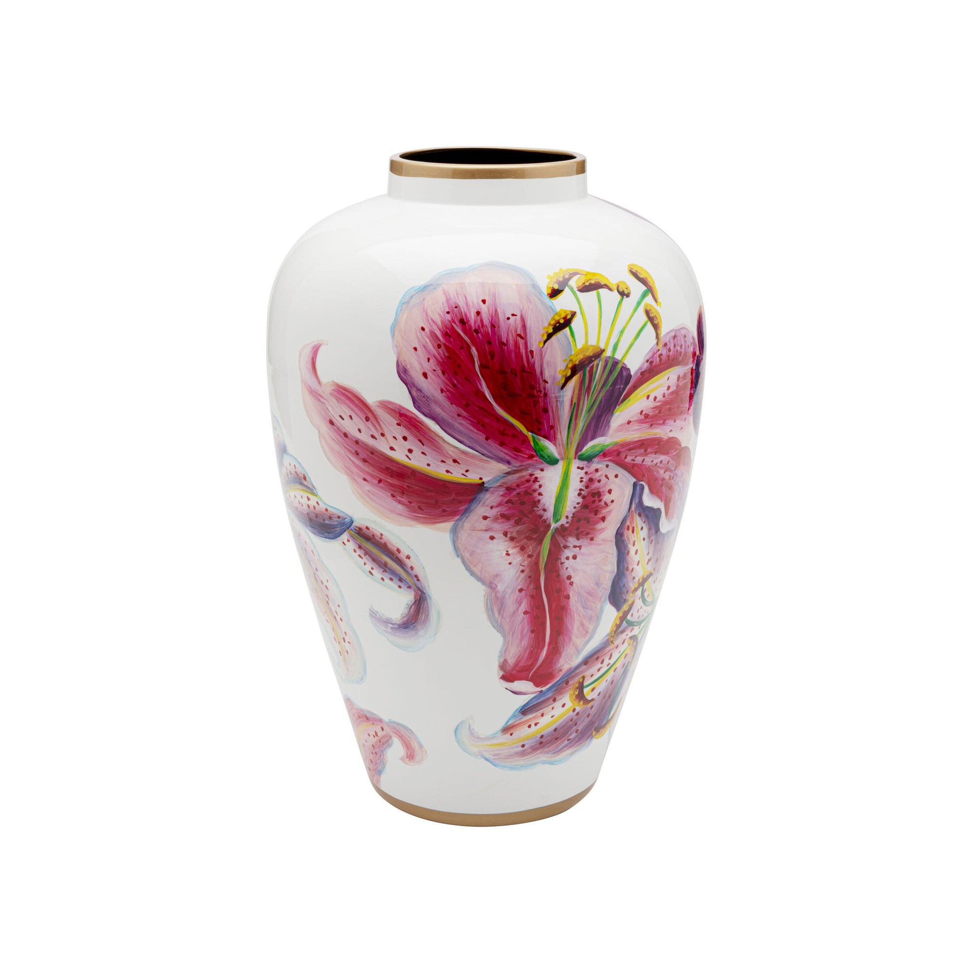 Vase Lillies pink 37cm