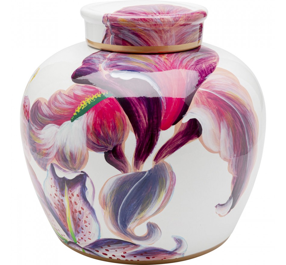 Opberger roze lelies 28cm Kare Design