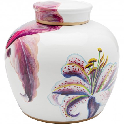 Box lillies pink 28cm Kare Design