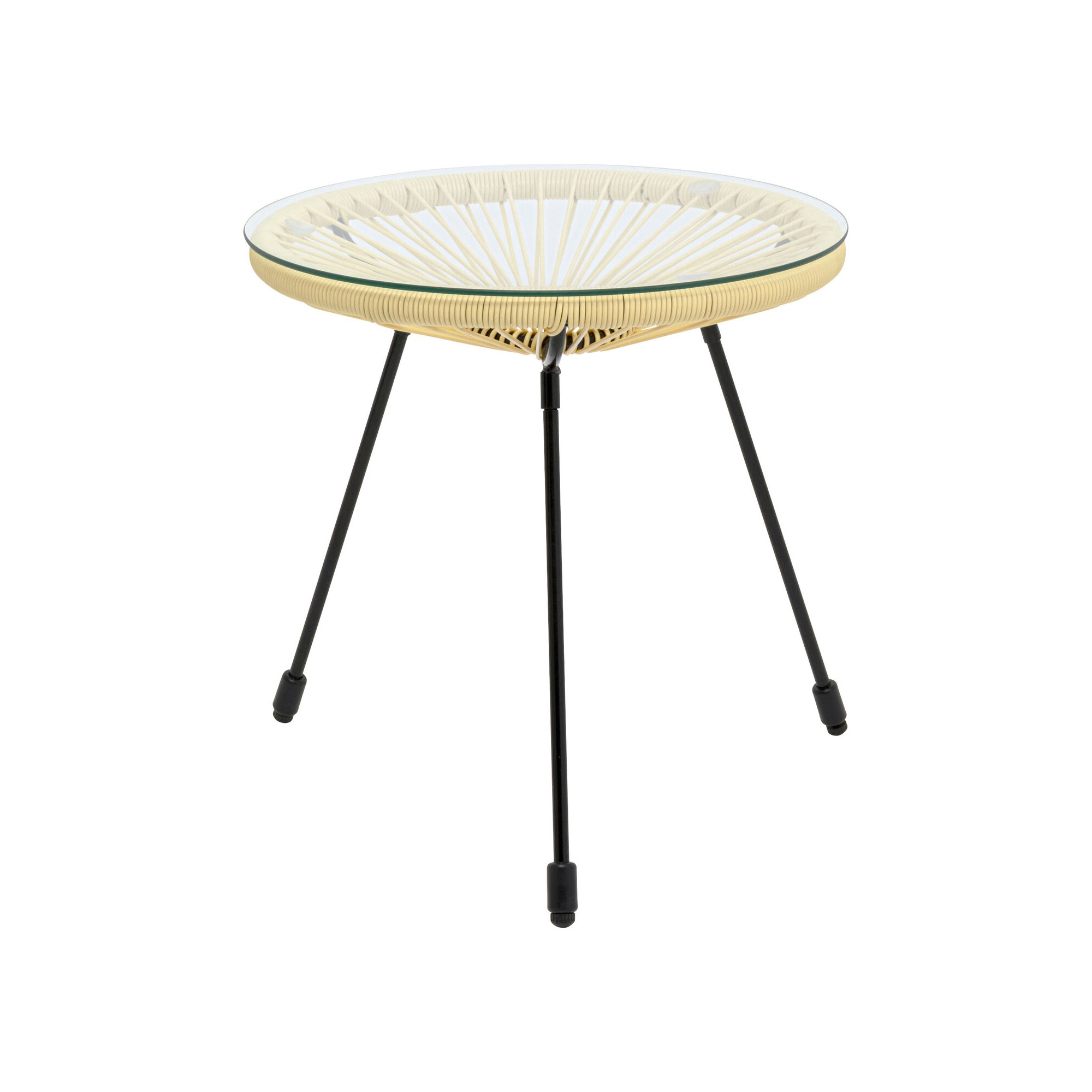 Table d appoint Acapulco jaune clair