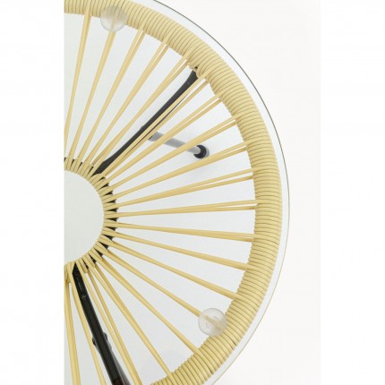 Tuin Bijzettafel Acapulco pastel geel Kare Design