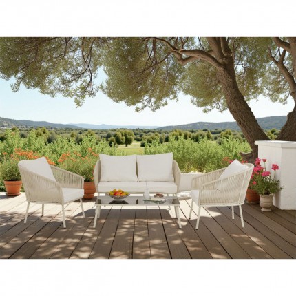 Outdoor Set Elba 4-Seater cream Kare Design