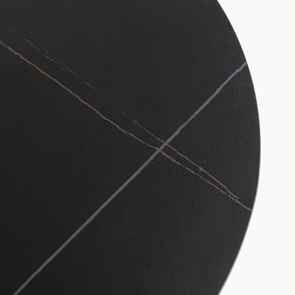 Bijzettafel Wish zwart Ø50cm Kare Design