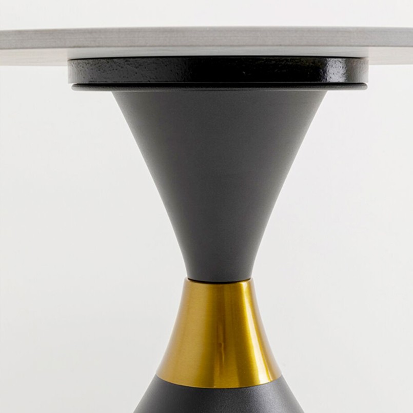 Bijzettafel Wish zwart Ø50cm Kare Design