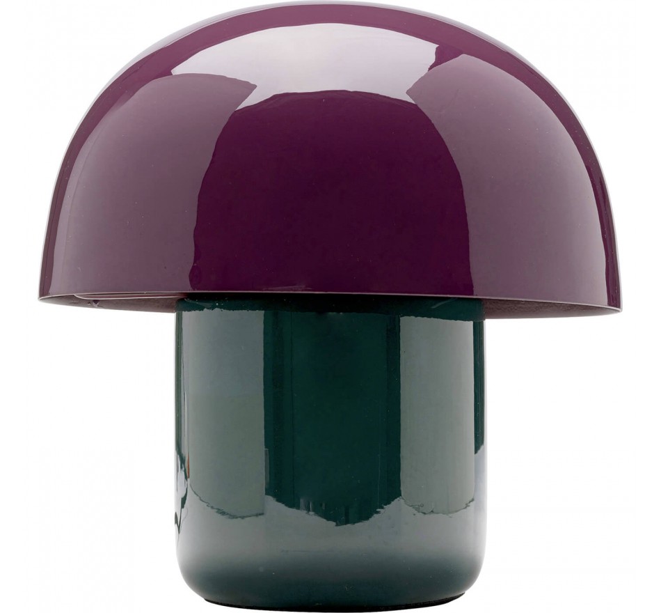 Table Lamp Mushroom Duo 20cm purple and green Kare Design