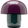 Mushroom lamp in purple and green steel - Mushroom Duo - Kare Design