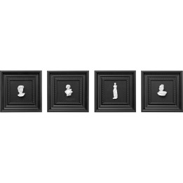 Framed Picture busts (4/set) Kare Design
