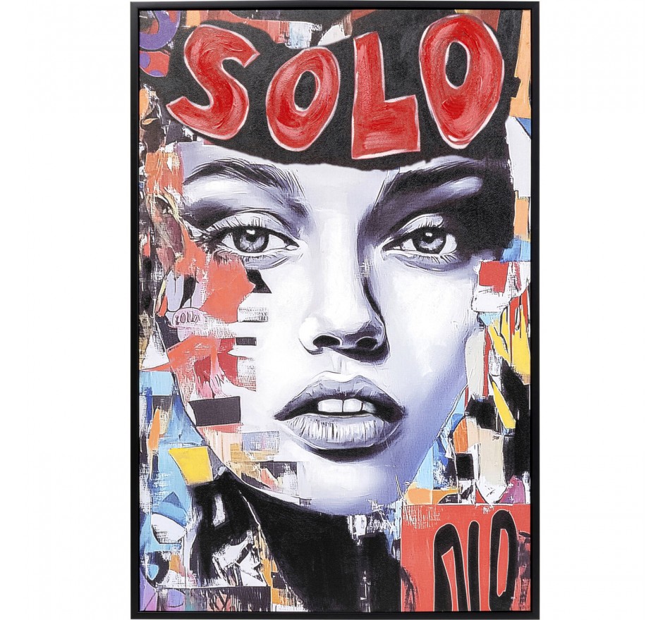 Framed Picture Muse Collage 80x120cm Kare Design