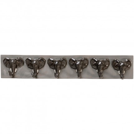 Wall Coat Rack elephants 50cm Kare Design