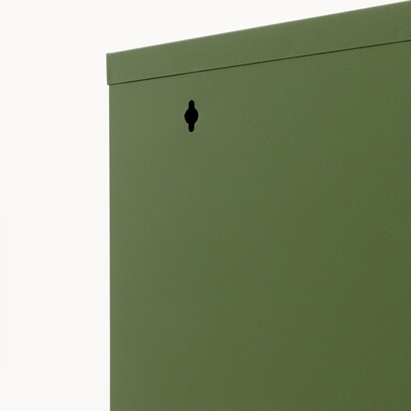 Schoenenkast Caruso olijf 5 laden Kare Design