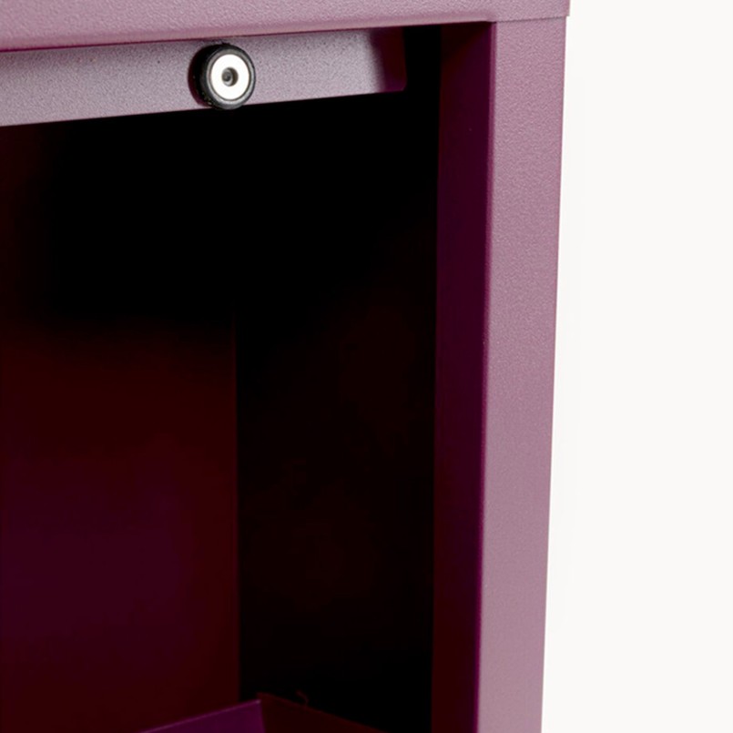 Schoenenkast Caruso paars 3 laden Kare Design