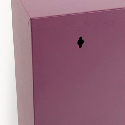 Schoenenkast Caruso paars 3 laden Kare Design