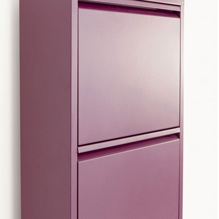 Schoenenkast Caruso paars 5 laden Kare Design