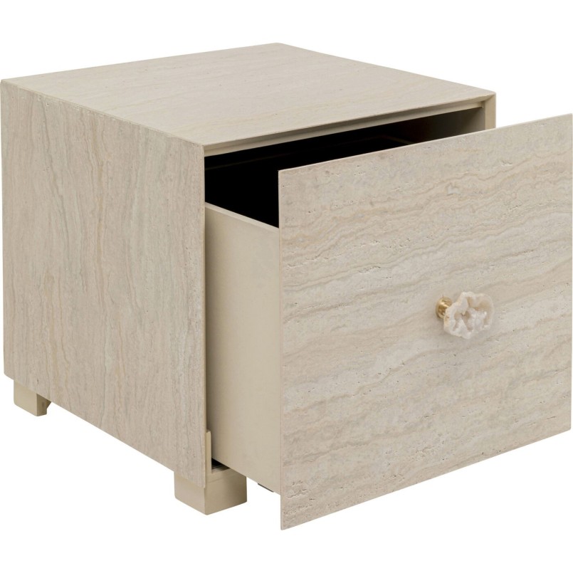 Nachtkastje Travertino 1 lade Kare Design