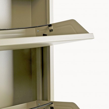 Shoe Container Caruso khaki 5 drawers Kare Design