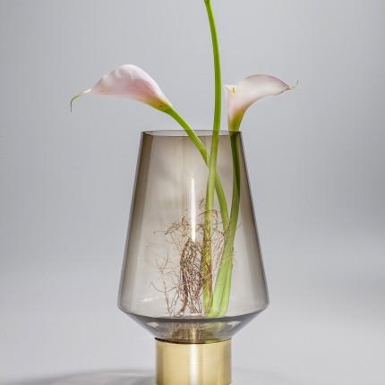 Vase Noble Ring Brown 40cm Kare Design