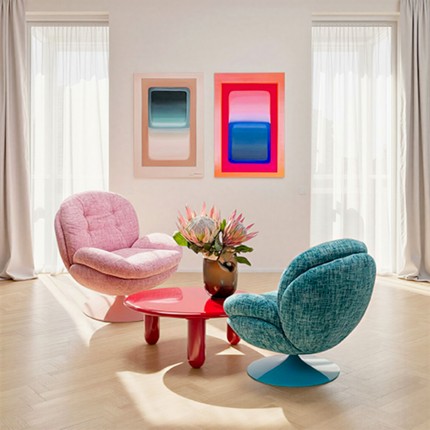 Canvas Picture Tendency 55x75cm pink Kare Design