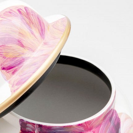 Opberger roze lelies 42cm Kare Design