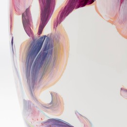 Vaas roze lelies 37cm Kare Design