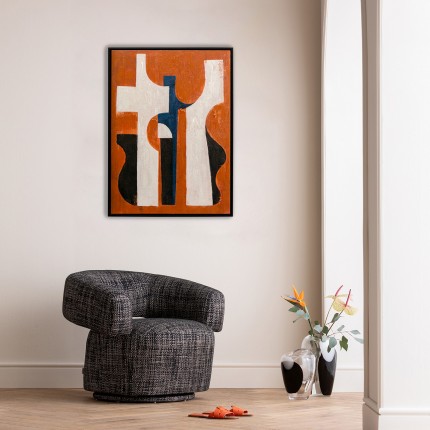 Schilderij Pinceau Shape 55x75cm Kare Design