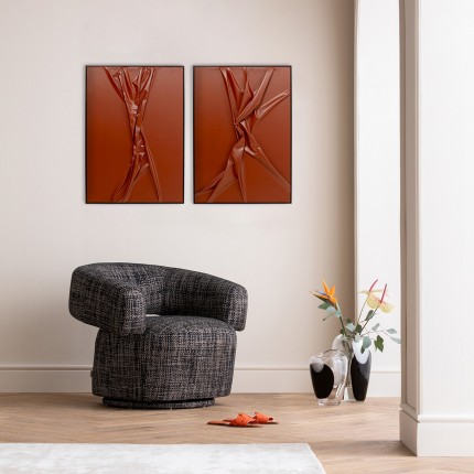 Framed Picture Crincle (2/set) Kare Design