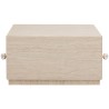 Coffee Table with drawers Travertino 80x60cm Kare Design