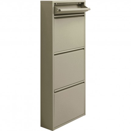 Shoe Container Caruso khaki 3+1 drawers Kare Design