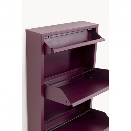 Schoenenkast Caruso paars 3+1 laden Kare Design
