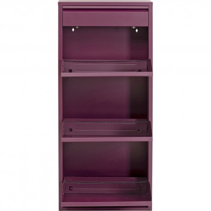 Schoenenkast Caruso paars 3+1 laden Kare Design