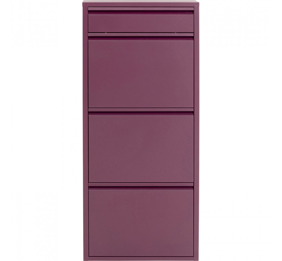 Schoenenkast Caruso paars 3+1 laden Kare Design