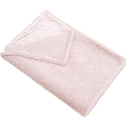 Blanket Mika Light 200x150cm pink beige Kare Design