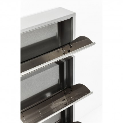 Schoenenkast Caruso grijs 3 laden Kare Design