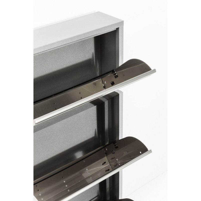 Schoenenkast Caruso grijs 3 laden Kare Design