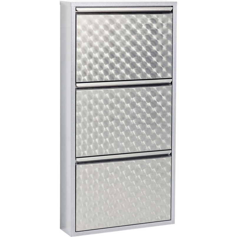 Schoenenkast Caruso grijs 3 laden Kare Design