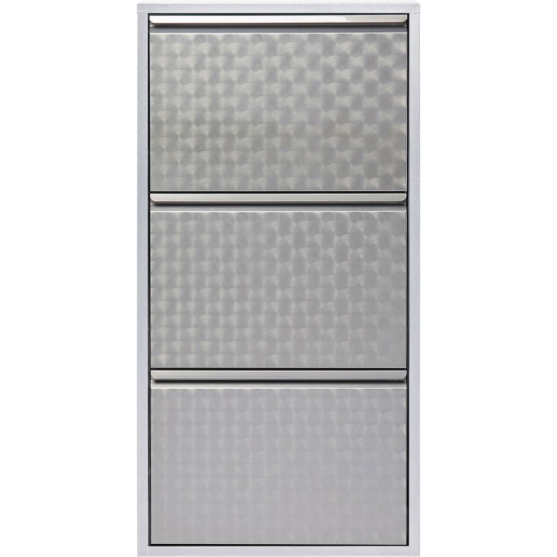 Schoenenkast Caruso grijs 3 laden Kare Design