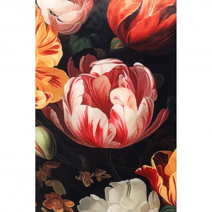 Kussen franje pioenen Kare Design