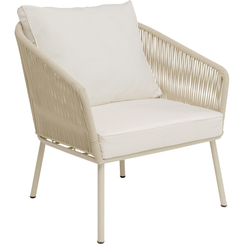 Tuinmeubilair Elba 4-Zits creme Kare Design