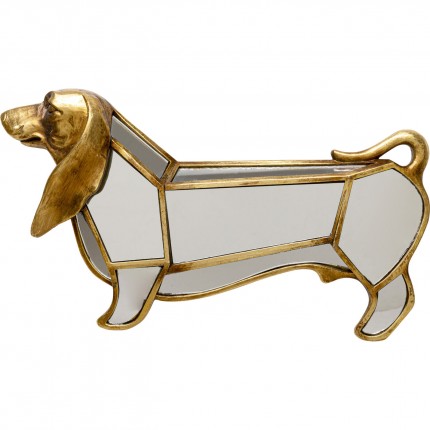 Wall Decoration mirror basset hound Kare Design