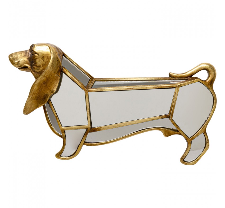 Wall Decoration mirror basset hound Kare Design