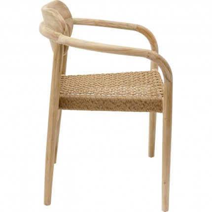 Tuinmeubilair Bella tafel 180x90cm en 4 stoelen Kare Design