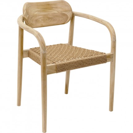 Tuinmeubilair Bella tafel 200x10cm en 6 stoelen Kare Design