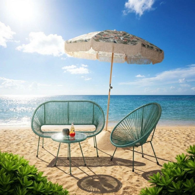 Parasol Hawaii bladeren Ø200cm Kare Design